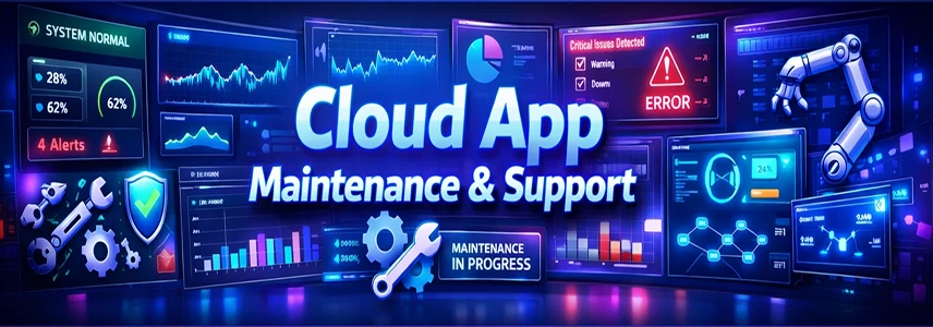 Cloud app maintenance and support services
